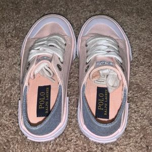 Polo Ralph Lauren Toddler Girl Sneaker size 8